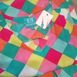 ❤️ 3 for $15 ❤️ Escapada dress & custom earrings